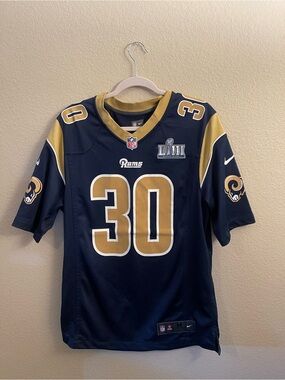 NFL Navy and Gold Team Football Jersey - On Field Style